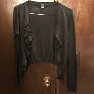 Black Poof cardigan